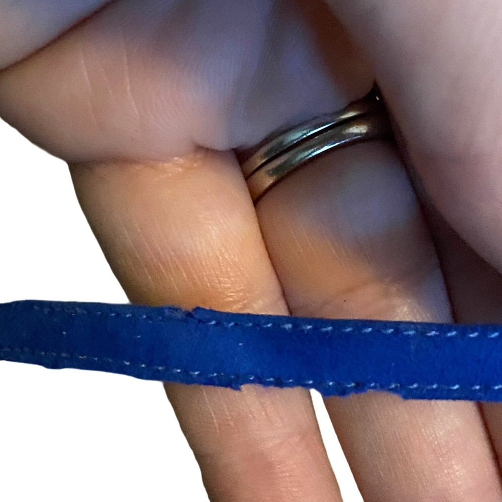 Alexandre Birman Blue Leather Python Snake Textur… - image 5